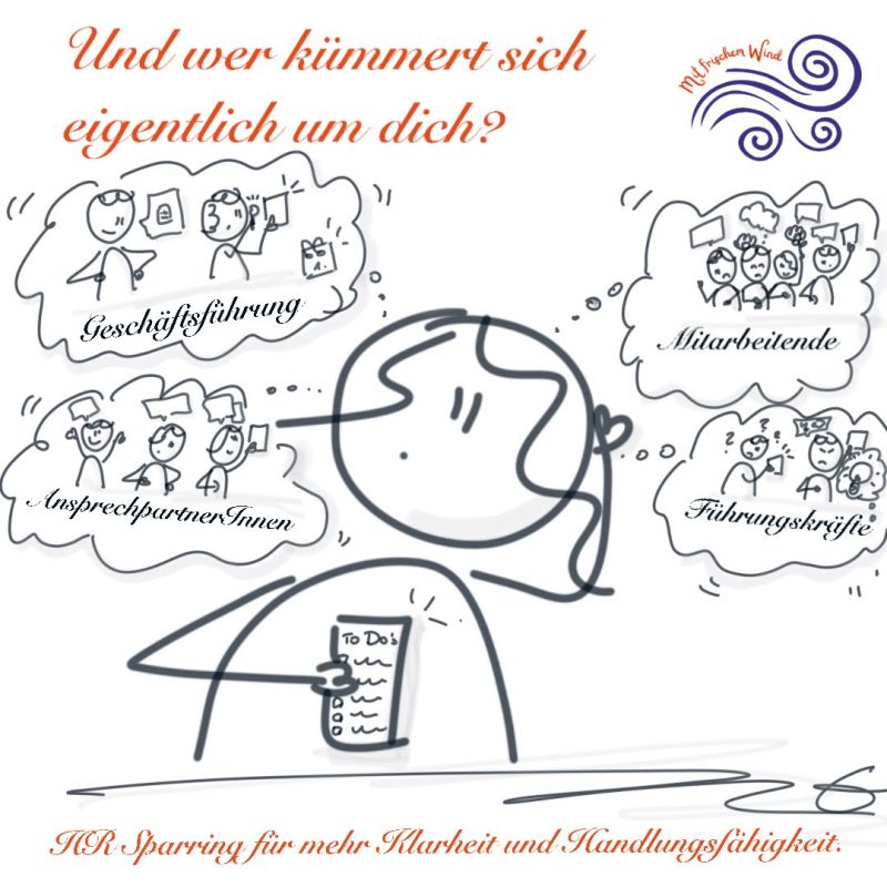 Schwerpunkt HR: Wer kümmert sich eigentlich um dich, wenn du dich im Unternehmen um alle anderen kümmerst? 🌬️